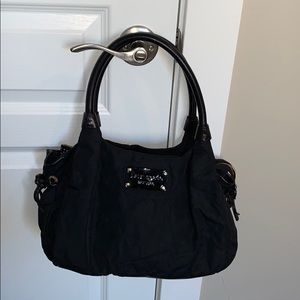 Kate Spade black nylon shoulder purse